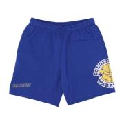 Vintage NBA Postgame Fleece Shorts Mitchell & Ness , Blue , Heren