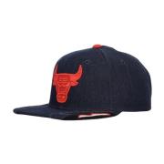 Chicago Bulls Snapback Pet Navy Mitchell & Ness , Blue , Heren