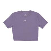 Sportswear Essential Slim-fit Crop Tee Nike , Purple , Dames