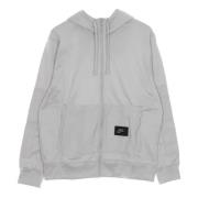 Sportswear Zip Hoodie Fleece Nike , Gray , Heren