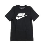 Icon Futura Zwart/Wit T-shirt Nike , Black , Heren