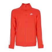 Hoge Hals Sweatshirt Track Jacket Nike , Orange , Heren