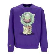 Paarse Crewneck Sweatshirt Feed Me Octopus , Purple , Heren