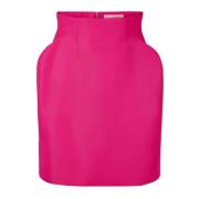 Roze Taffeta High-Waisted Mini Rok Nina Ricci , Pink , Dames