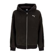 Chenille Full-zip Winter Hoodie Zwart Puma , Black , Dames