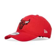 Chicago Bulls Gebogen Klep Pet New Era , Red , Unisex