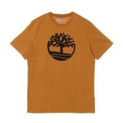 Boom Tee Tarwe Boot Heren T-shirt Timberland , Brown , Heren