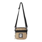 Karamelbruine Messenger Tas Obey , Beige , Heren