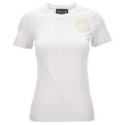 Stijlvolle T-shirts en Polos Versace Jeans Couture , White , Dames