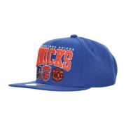 NBA Champ Stack Platte Klep Pet Mitchell & Ness , Blue , Heren