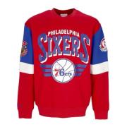 NBA All Over Crew Sweatshirt Mitchell & Ness , Multicolor , Heren