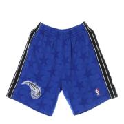 NBA Swingman Basketball Shorts Hardwood Classics Mitchell & Ness , Blu...