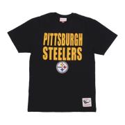 Pittsburgh Steelers NFL Tee Shirt Mitchell & Ness , Black , Heren