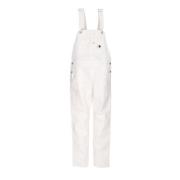 Canvas Bib Overall met Zakken Carhartt Wip , White , Dames