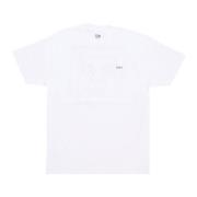 Klassiek Wit Heren T-shirt Obey , White , Heren