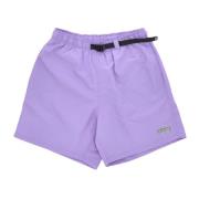 Paarse Bloem Web Shorts Obey , Purple , Heren