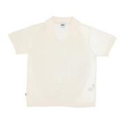 Open Gebreid T-shirt Obey , White , Dames