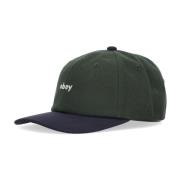 Gebogen Klep Snapback Pet Donker Ceder Obey , Green , Heren