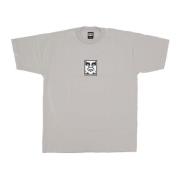 Icon Heavyweight Tee Zilver Grijs Obey , Gray , Heren