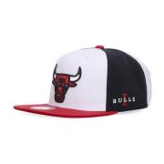 Chicago Bulls Snapback Pet Wit/Rood Mitchell & Ness , White , Heren