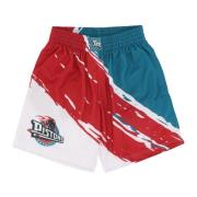 Detroit Pistons Basketbalshorts Mitchell & Ness , Multicolor , Heren