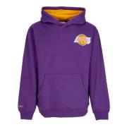 NBA Vintage Logo Hoodie Paars Mitchell & Ness , Purple , Heren