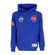 Detroit Pistons NBA Hometown Fleece Hoodie Mitchell & Ness , Blue , He...