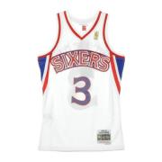 Allen Iverson Swingman Tank Top Mitchell & Ness , White , Heren