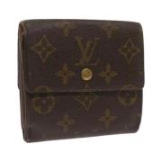 Pre-owned Canvas wallets Louis Vuitton Vintage , Brown , Dames