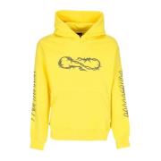 Gele Wire Hoodie met Slang Borduursel Propaganda , Yellow , Heren