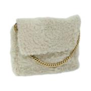 Pre-owned Wool celine-bags Celine Vintage , White , Dames