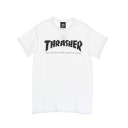 Skatemag Tee Heren T-shirt Wit/Zwart Thrasher , White , Heren