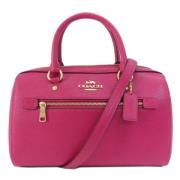 Pre-owned Plastic handbags Coach Pre-owned , Pink , Dames