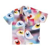 Korte mouw knoop omhoog shirt Market , Multicolor , Heren