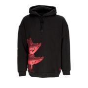 Tokyo Over Hoodie Zwart/Magenta Dolly Noire , Black , Heren