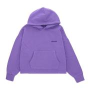 Geknipte Passion Flower Hoodie Element , Purple , Dames