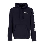 Zwarte Hoodie met Kangoeroezak Element , Black , Heren