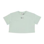 Essentiële Crop Tee Licht Mint Karl Kani , Green , Dames