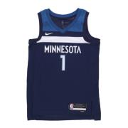 Basketbal Tanktop Icon Edition Swingman Jersey Nike , Blue , Heren