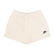 Fleece Shorts Kokosmelk/Zwart Nike , White , Dames