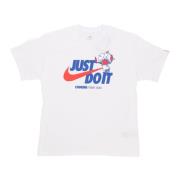 Sport T-shirt met zeefdruk Nike , White , Heren