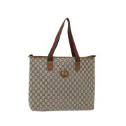 Pre-owned Canvas gucci-bags Gucci Vintage , Beige , Dames