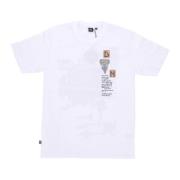 Witte heren T-shirt met oude draak Dolly Noire , White , Heren