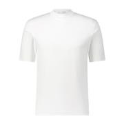 Stijlvol katoenen T-shirt Kiefermann , White , Heren