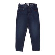 Slim Fit Denim Jeans Amish , Blue , Heren