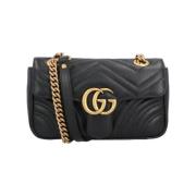 Pre-owned Leather gucci-bags Gucci Vintage , Black , Dames