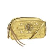 Pre-owned Leather gucci-bags Gucci Vintage , Yellow , Dames