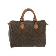 Pre-owned Canvas handbags Louis Vuitton Vintage , Brown , Dames