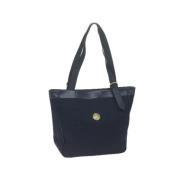 Pre-owned Cotton totes Burberry Vintage , Blue , Dames