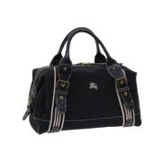 Pre-owned Cotton handbags Burberry Vintage , Black , Dames